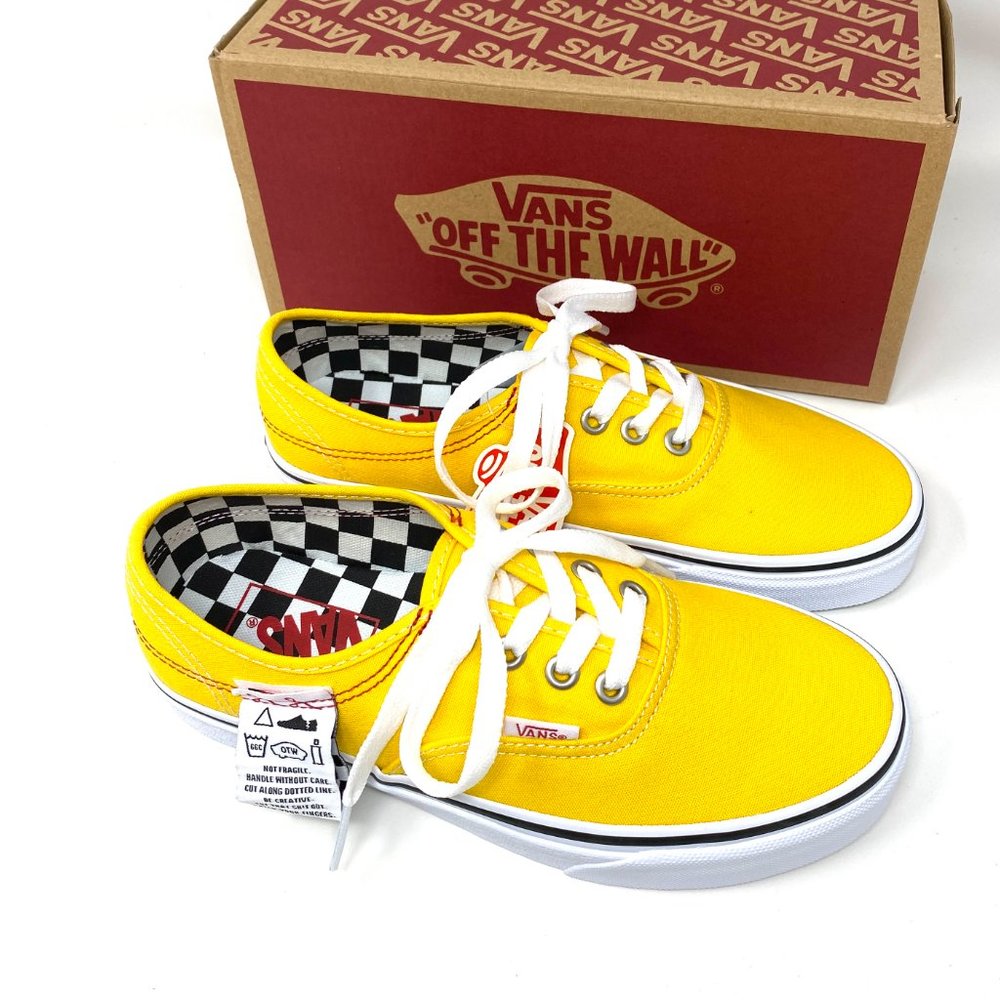 🌹 Spring Sale 🌹 VANS Authentic Hc Diy Lemon Canvas Women's Size 7 VN0A4UUC1AE - Picture 9 of 15